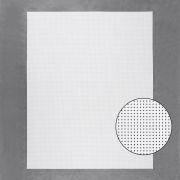 Канва для вышивания №14, пластиковая, 50×40 см, цвет белый