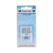 Иглы для быт. шв. машин «Gamma» универс. 5 шт. в блистере №90
