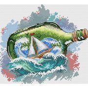 ЖАР-птицА Набор для вышивания крестом «Морское послание»